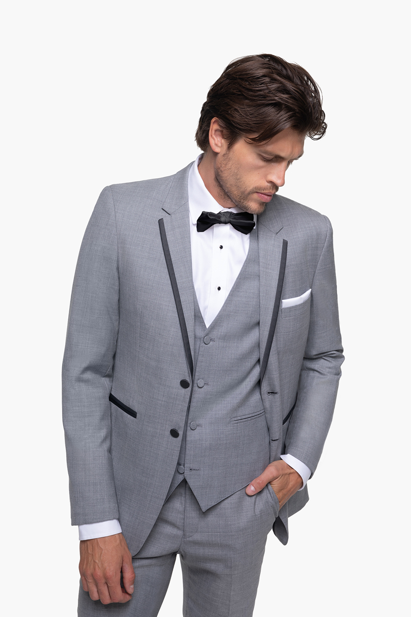 Light Gray Notch Lapel Tuxedo Image 1