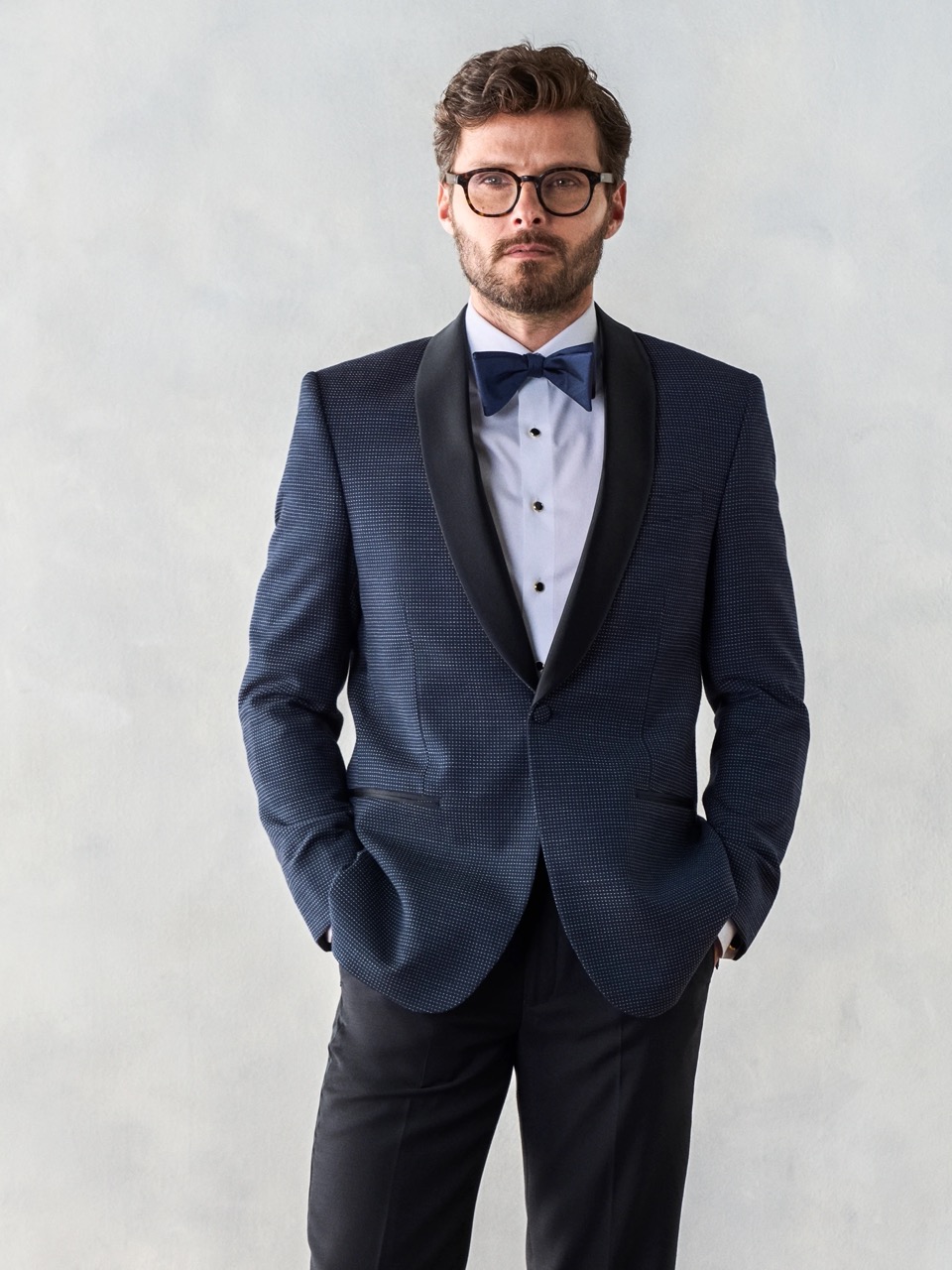 Midnight Pin Dot Tuxedo Image 1