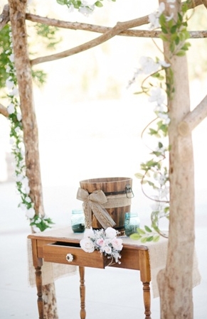 Rustic Woodland Wedding with Pretty Pastel Hues