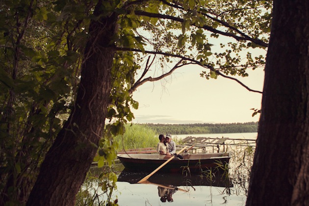 Beautiful Lake House Engagement Shoot in Poland