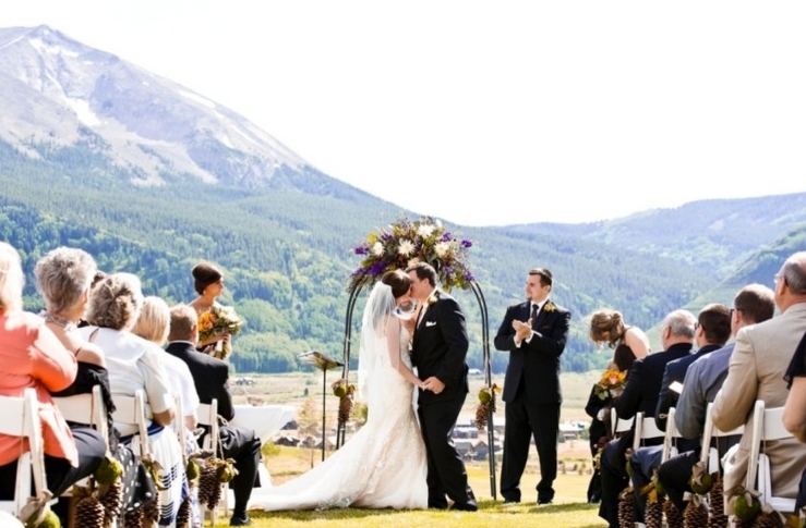 real wedding: mindy + tyler  crested butte, colorado