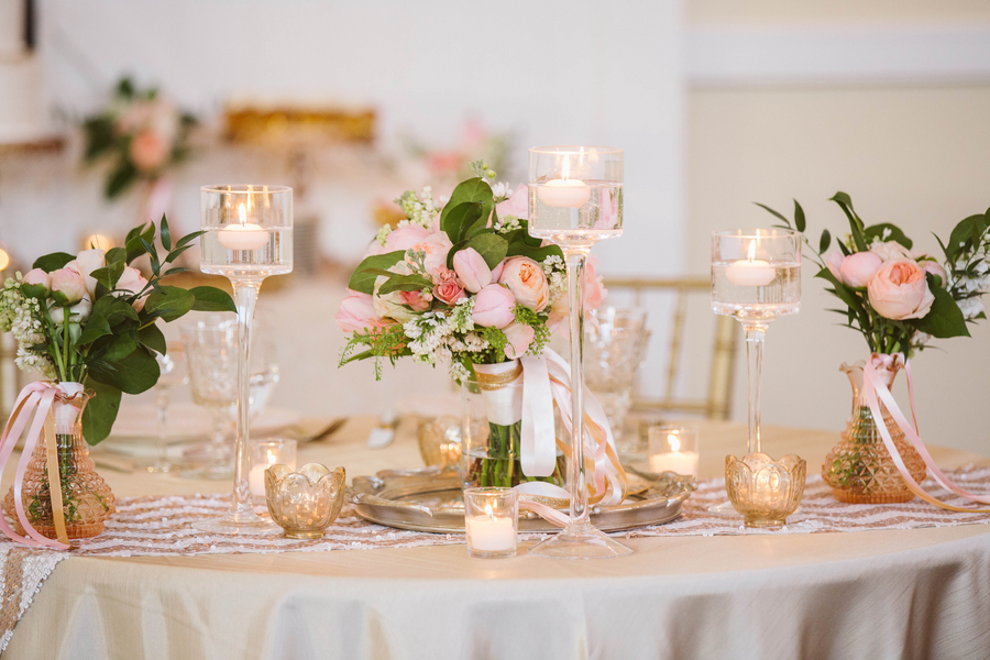 A Rustic Blush, Gold and Champange Wedding by A Muse Photography