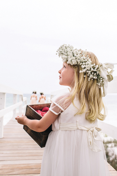 Pink Beach Wedding by Vue Photography