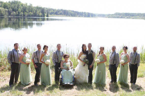 Alberta Canada Lakeside Wedding: Lindsey + Tye