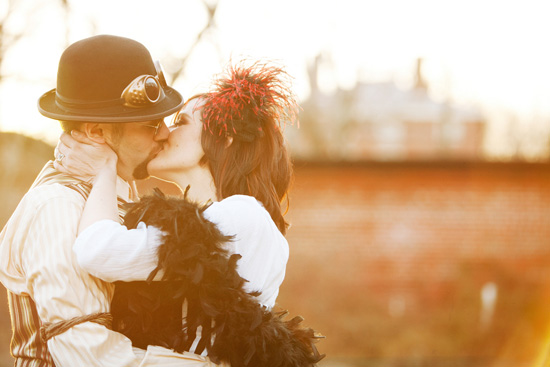 Signe and Trevorâ€™s Steampunk Love Shoot