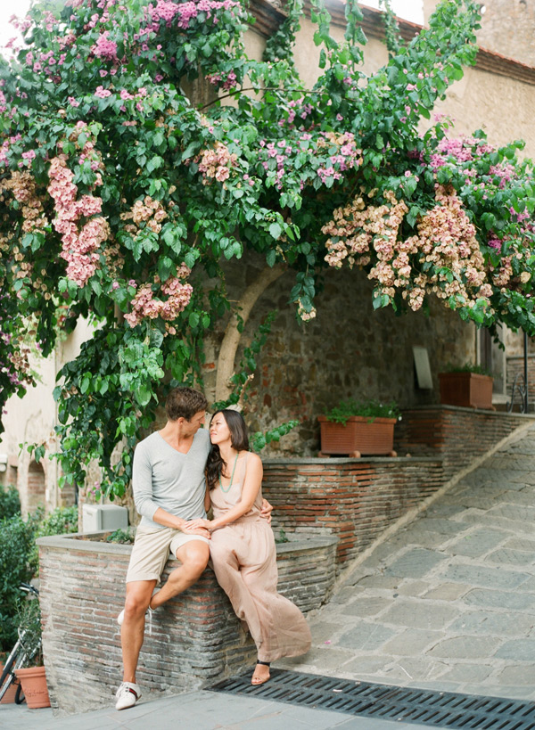 Inspired by This Garden + Beach Tuscany Engagement