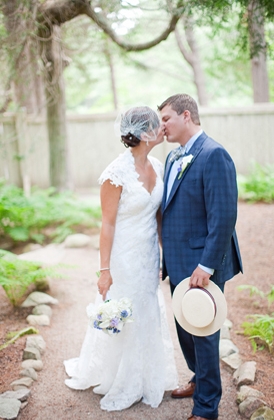 Eclectic Blue & Green Maine Wedding