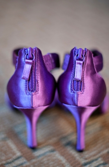Purple European-Inspired DIY Wedding
