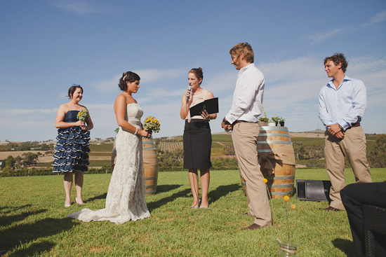 Morgan and Mitchs Clare Valley Winery Wedding