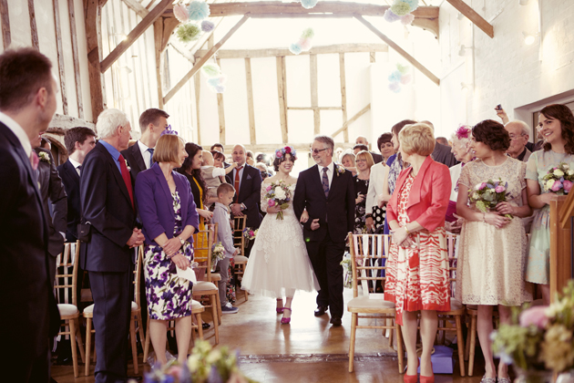 Colourful Vintage Barn Wedding In The Countryside