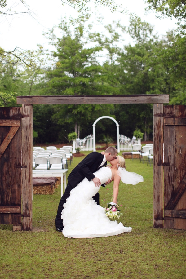 Rustic Pink Southern Wedding from Two Chics Photography