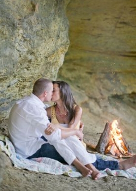 Inspired by this Camping Engagement Session