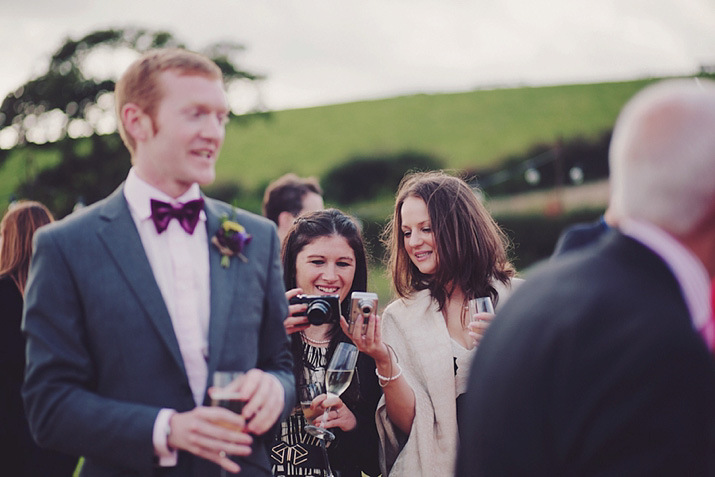 The Wedfest of Helen and Andrew: Glamping, Glamour and Pretty Purple Flowers