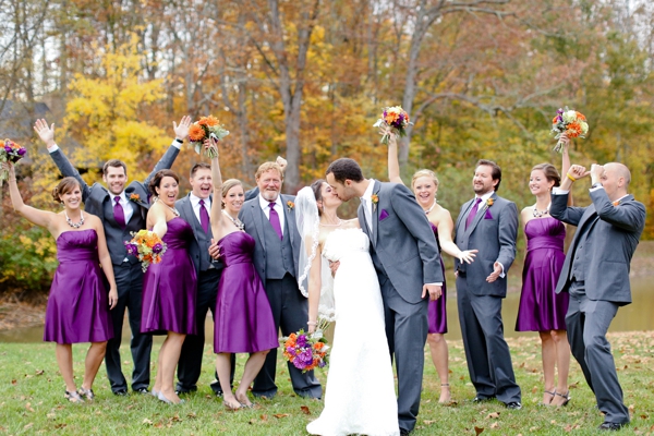 Rustic Purple DIY Wedding from Carley Rehberg Photography