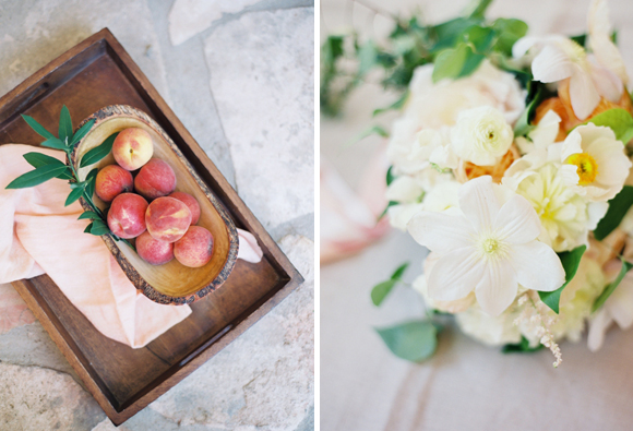 Intimate Peach and Mint Inspired Real Wedding