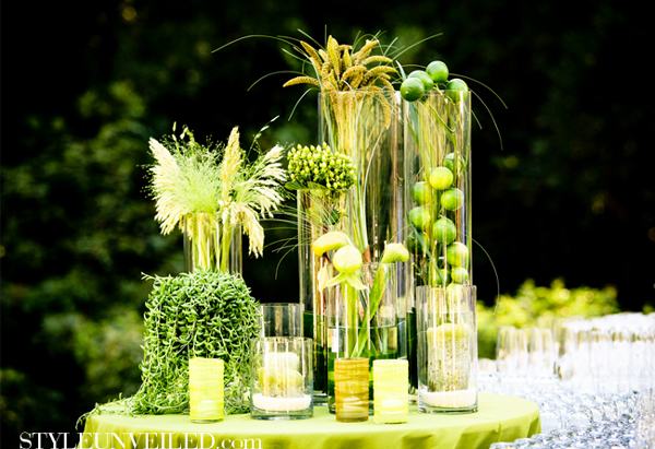Green Wedding Tablescape Decor Ideas