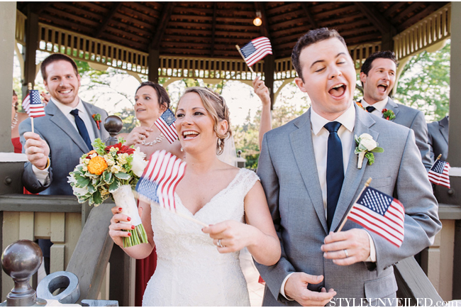 A Red, White, and Blue Chicago Real Wedding