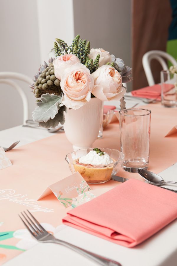 Inspired by This Peach, Pink, and Mint Bridal Shower