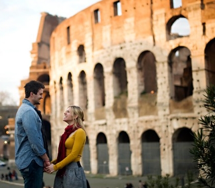 Dallas Couple's Surprise Engagement in Rome, Italy
