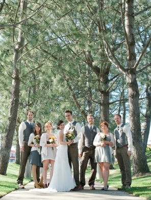Blue Gray Vintage Handmade Wedding from Briana Moore Photography