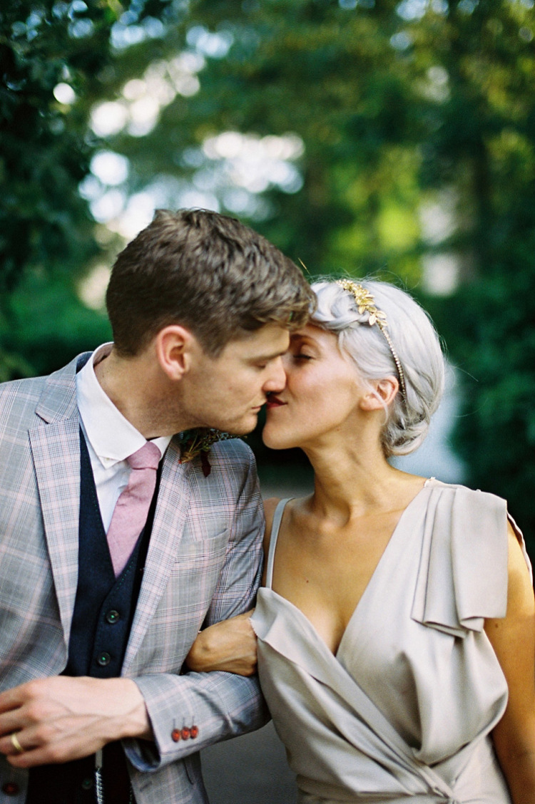 A Fashion Designer Bride, Her Childhood Sweetheart and their Quirky and Glamorous London Wedding