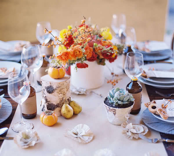A Rustic Autumn Table