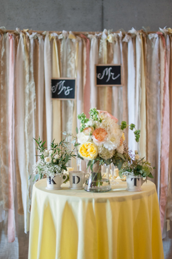 Pale yellow inspired Summer Real Wedding