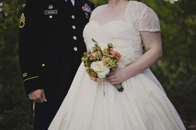 DIY, Glittery, Pumpkin Filled Fall Wedding In The Woods