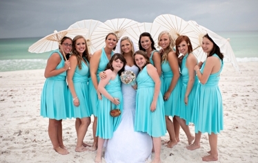 Aqua Florida Beach Wedding
