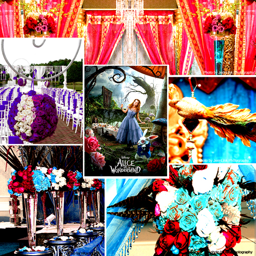 Indian Wedding Ideas : Alice in Wonderland Inspiration