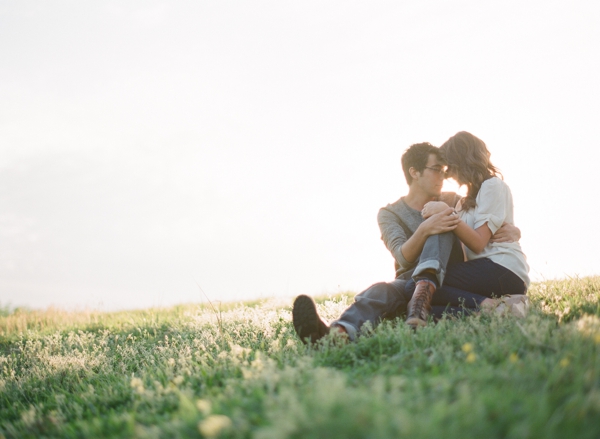 Inspired by this Intimate Engagement in a Pasture