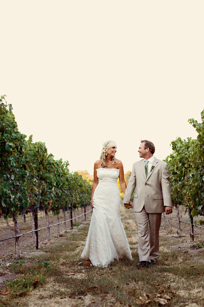 Real Wedding: Rustic Vineyard Wedding in Santa Ynez Wine Country