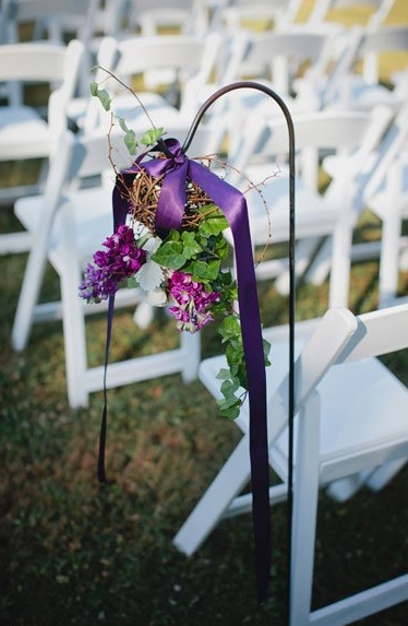 Rustic Purple Tennessee Barn Wedding