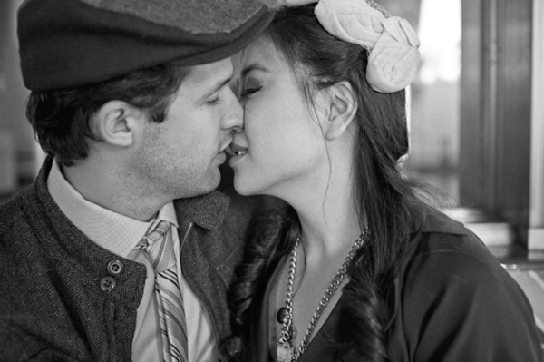 Vintage Train Station & Orange Grove Engagement Session from Jerome Park Photography