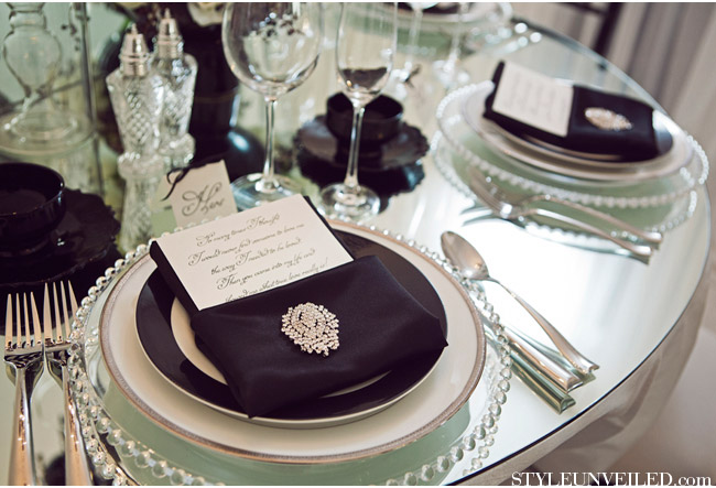 Black & White Wedding Inspiration by Kat Minassi Events and Design