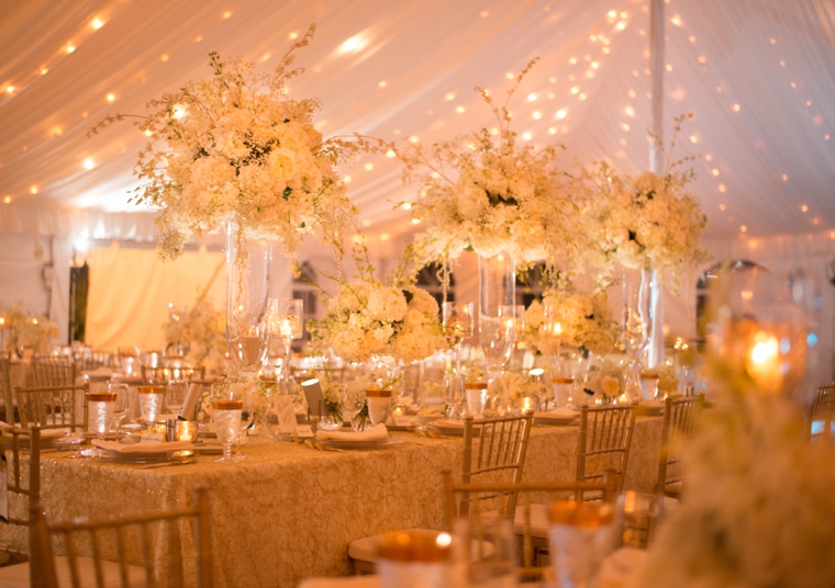 An Elegant Gold and White Sarasota Wedding