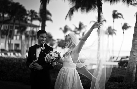 Eclectic Pink, Silver & Gold Key West Wedding