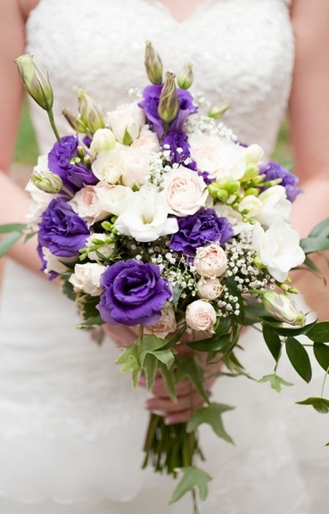 Purple Rustic Chic Wedding
