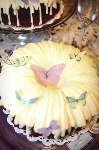 A Vintage Butterfly Themed Backyard Wedding