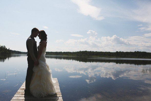 Alberta Canada Lakeside Wedding: Lindsey + Tye
