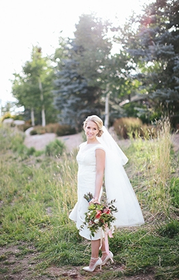 Coral & Blush Salt Lake City Wedding