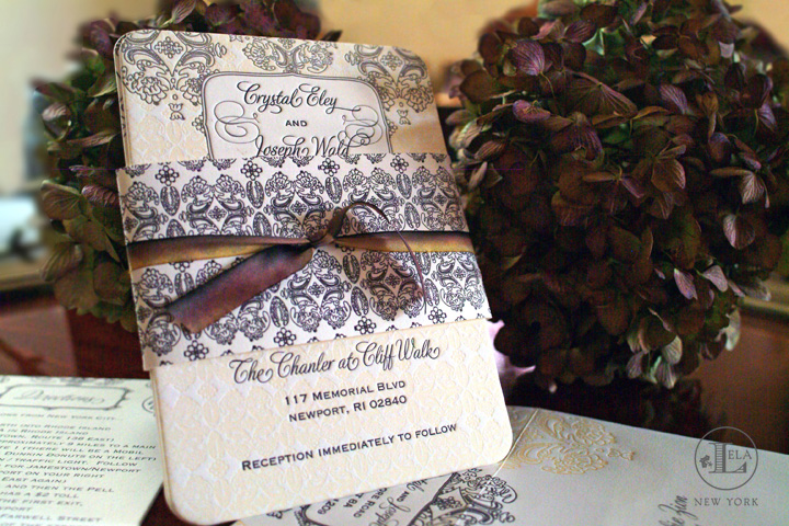 Luxury Wedding Invitations | Boxed & Fabric Invitaions