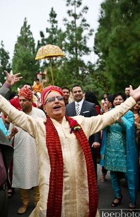Vibrant Orange County Indian Wedding by Joe Photo