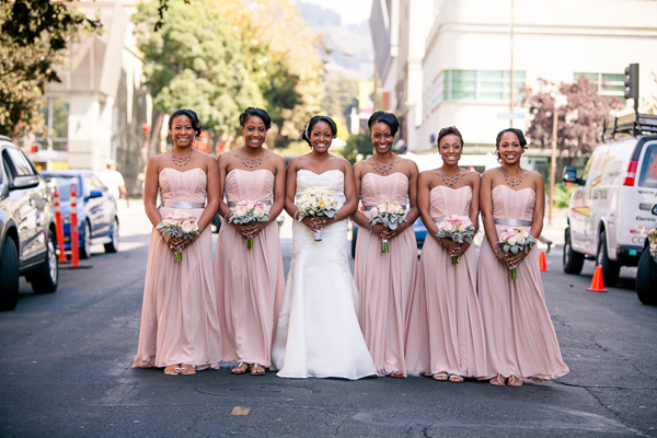 Real {California} Wedding with Blush & Grey Details: Layla + Eric