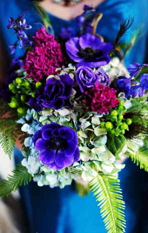 A Gorgeous Chicago Wedding with a Peacock Feather Palette