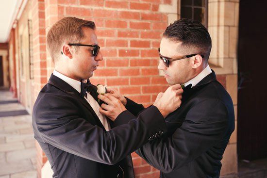 Suzey and Anthonys Sparkling Black Tie Wedding