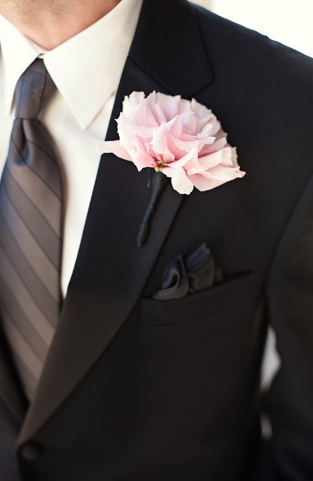 A Glam Pink and Gray Wedding