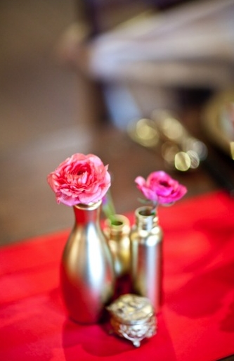 Modern Elegant Red, Pink & Gold Wedding Inspiration
