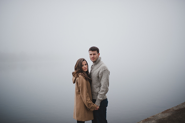 Inspired by This Foggy Engagement at the Docks