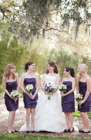 Purple Rustic Chic Wedding